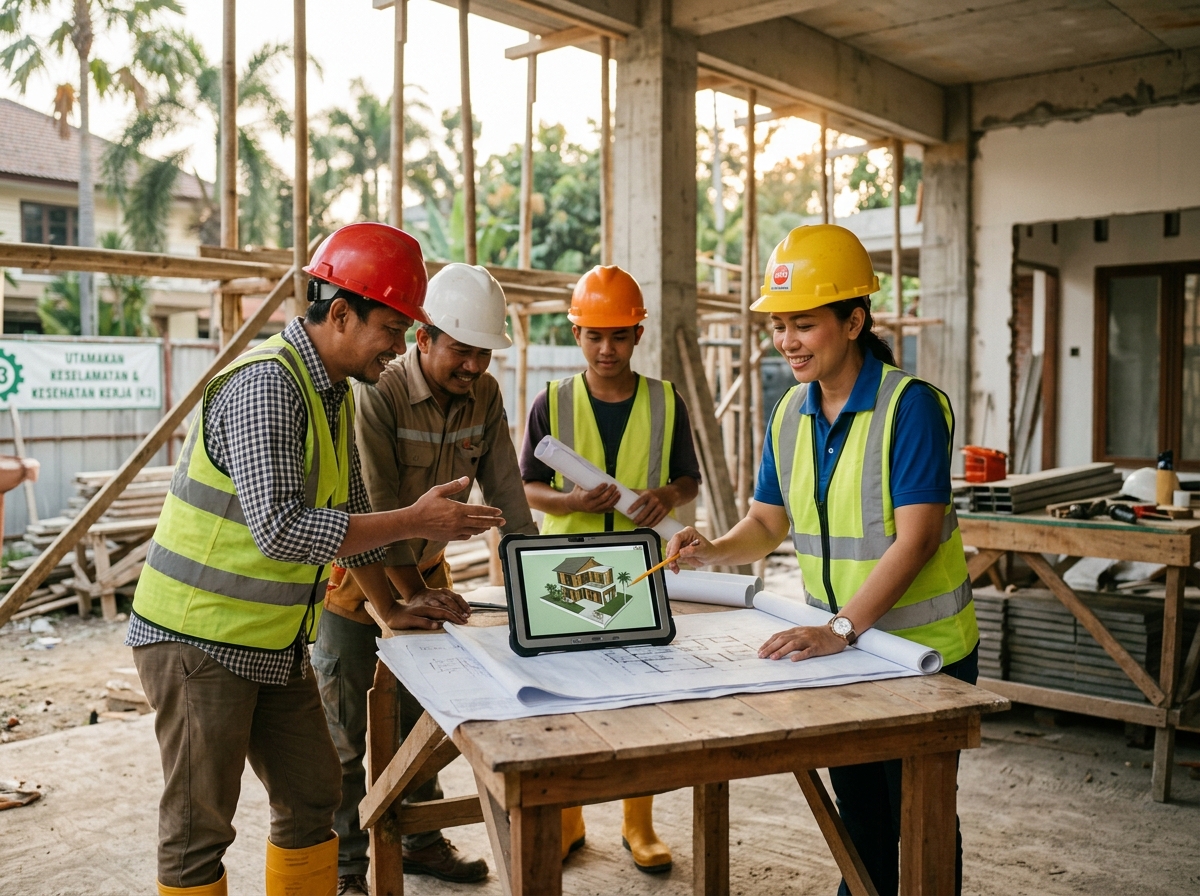 Tim Mandor dan Tukang Dwiguna Mandiri - Kontraktor Bangun & Renovasi Rumah Jakarta