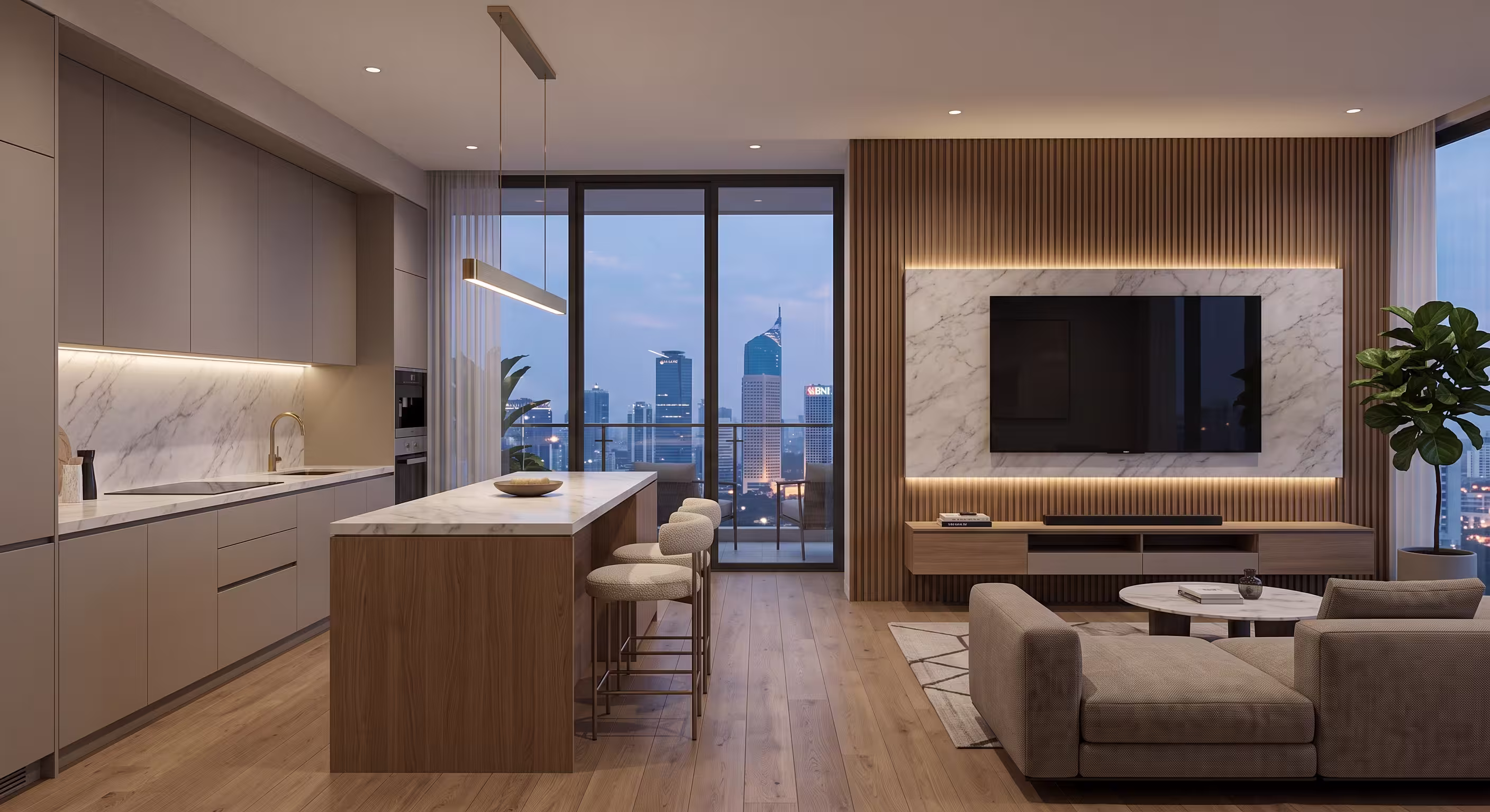 Interior & Kitchen Set Custom Premium - Dwiguna Mandiri Kontraktor & Renovasi Rumah Jakarta